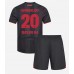 Tanie Strój piłkarski Bayer Leverkusen Alejandro Grimaldo #20 Koszulka Podstawowej dla dziecięce 2025-26 Krótkie Rękawy (+ szorty)